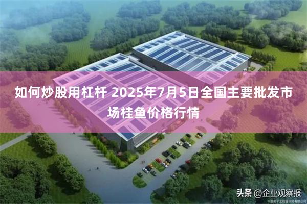 如何炒股用杠杆 2025年7月5日全国主要批发市场桂鱼价格行情