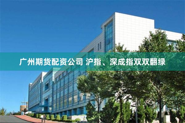 广州期货配资公司 沪指、深成指双双翻绿