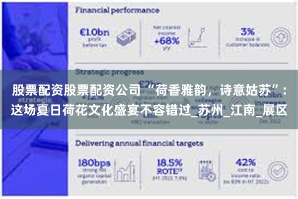 股票配资股票配资公司 “荷香雅韵，诗意姑苏”：这场夏日荷花文化盛宴不容错过_苏州_江南_展区