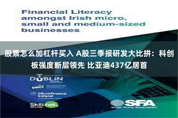 股票怎么加杠杆买入 A股三季报研发大比拼：科创板强度断层领先 比亚迪437亿居首